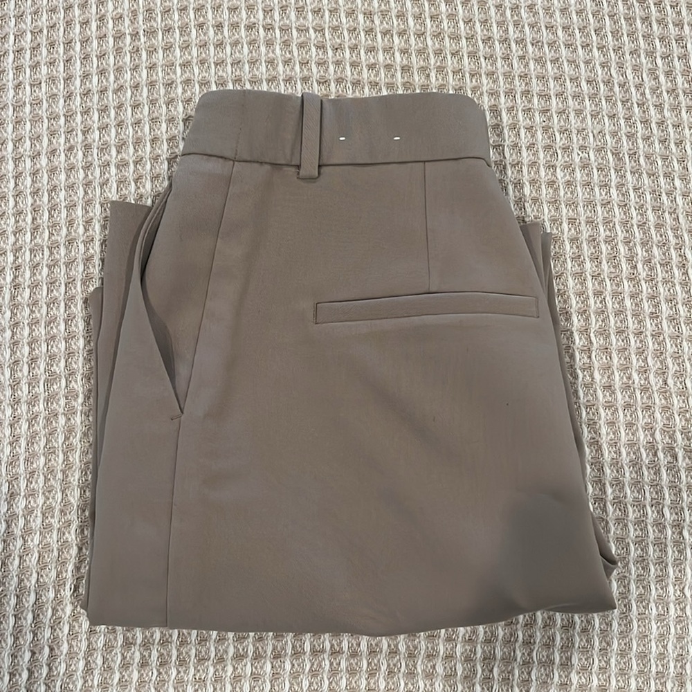 Abercrombie straight leg trousers in beige